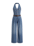 Jumpsuit Denim sin mangas