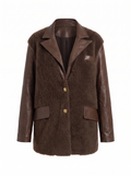 Blazer Oversize Simil Cuero