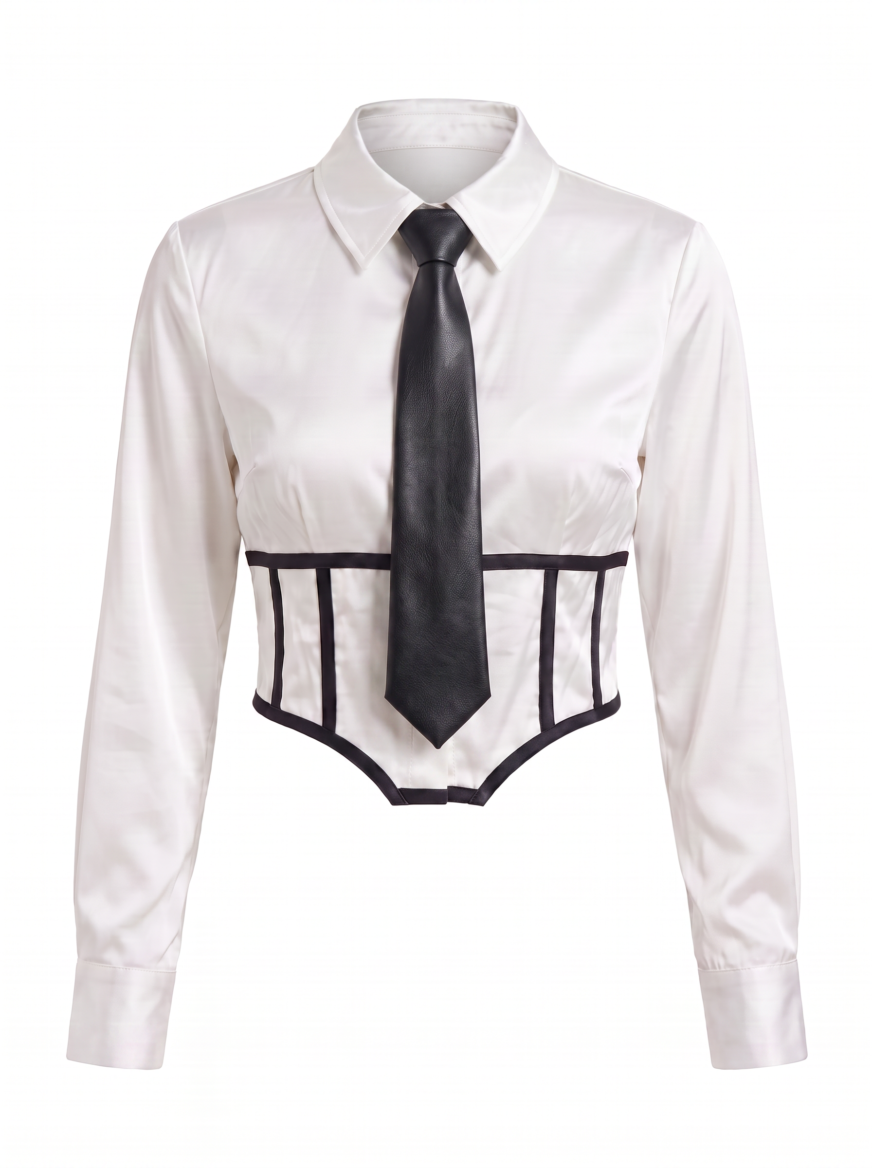Blusa Satén Corset