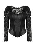 Corset Negro Encaje
