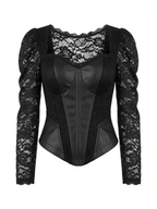 Corset Negro Encaje