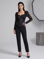 Corset Negro Encaje