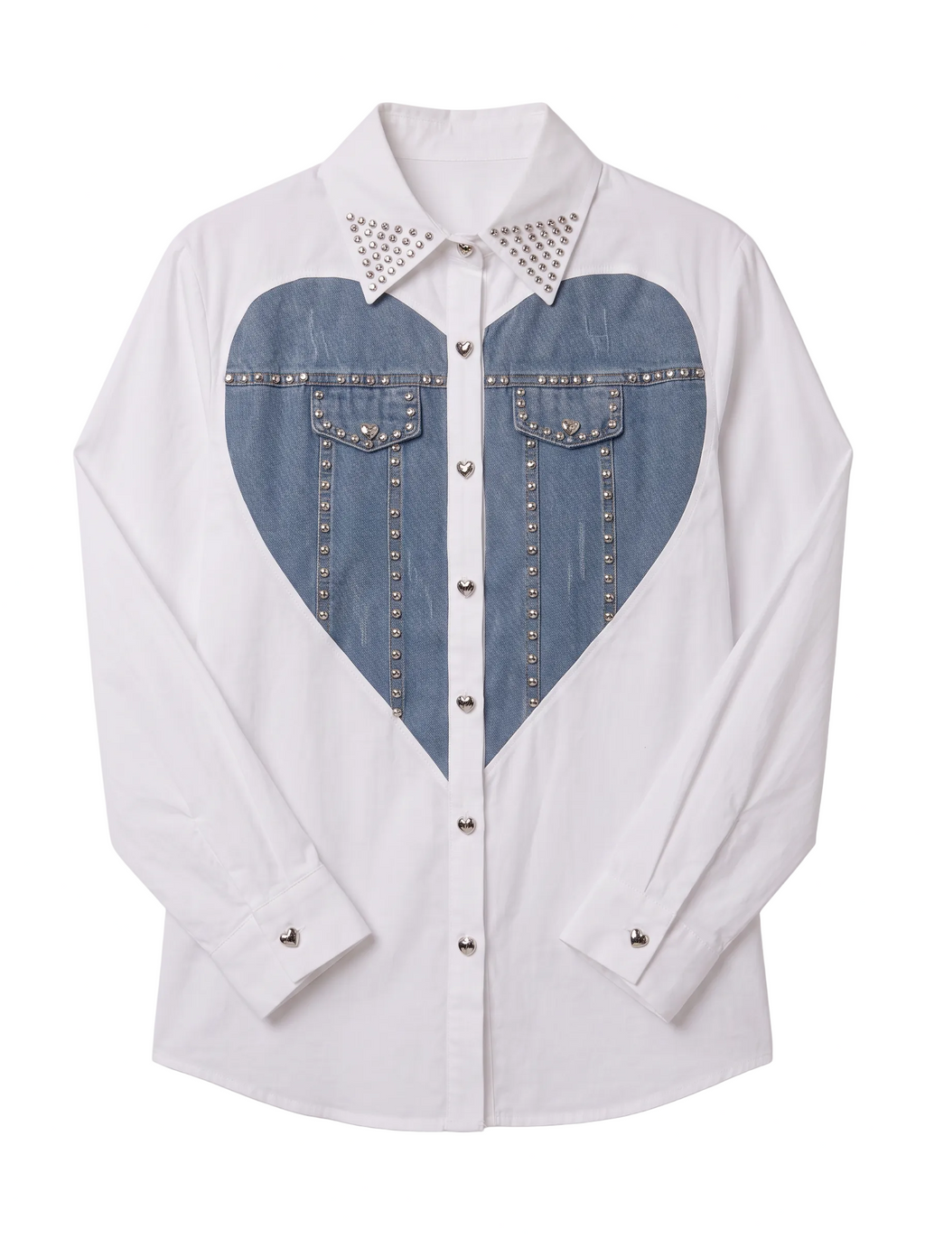 Camisa Corazón Denim