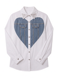 Camisa Corazón Denim