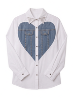 Camisa Corazón Denim