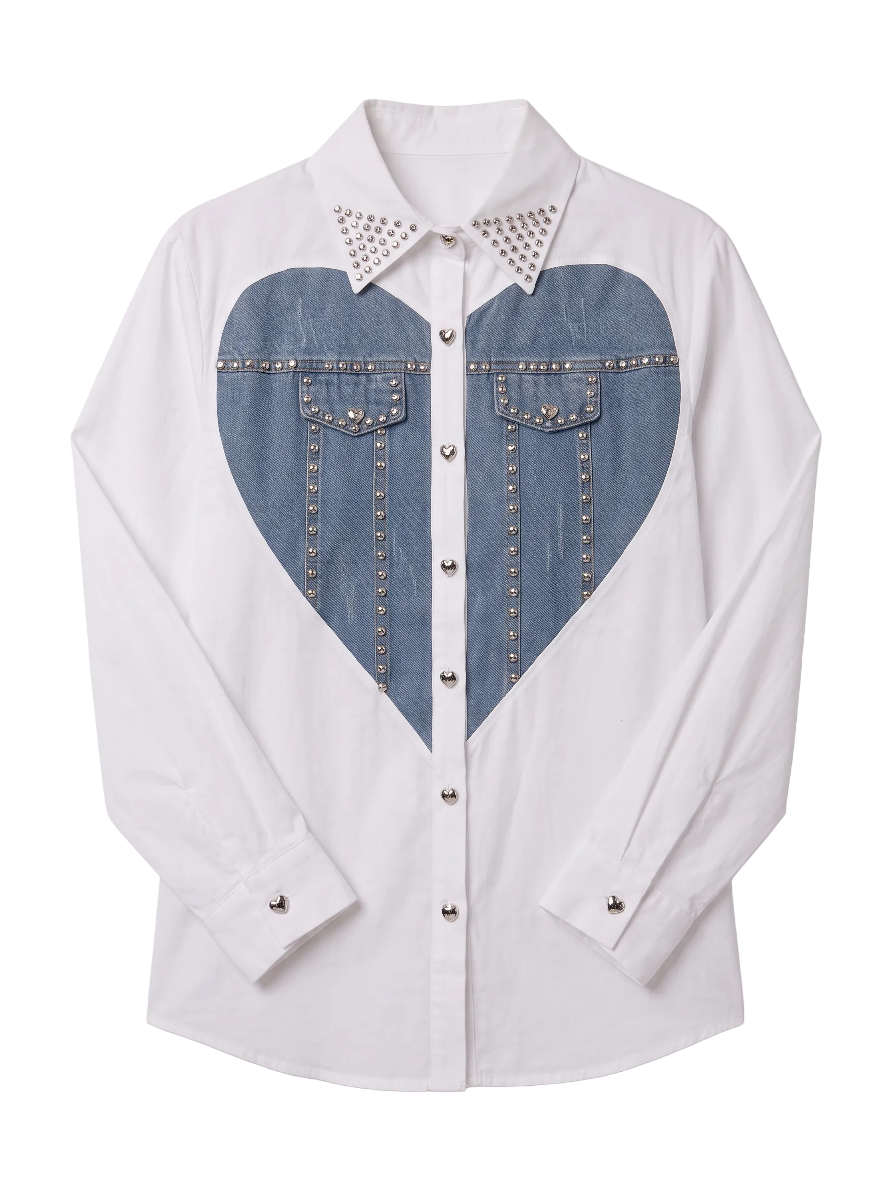 Camisa Corazón Denim