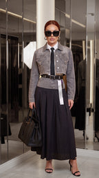 Set denim falda