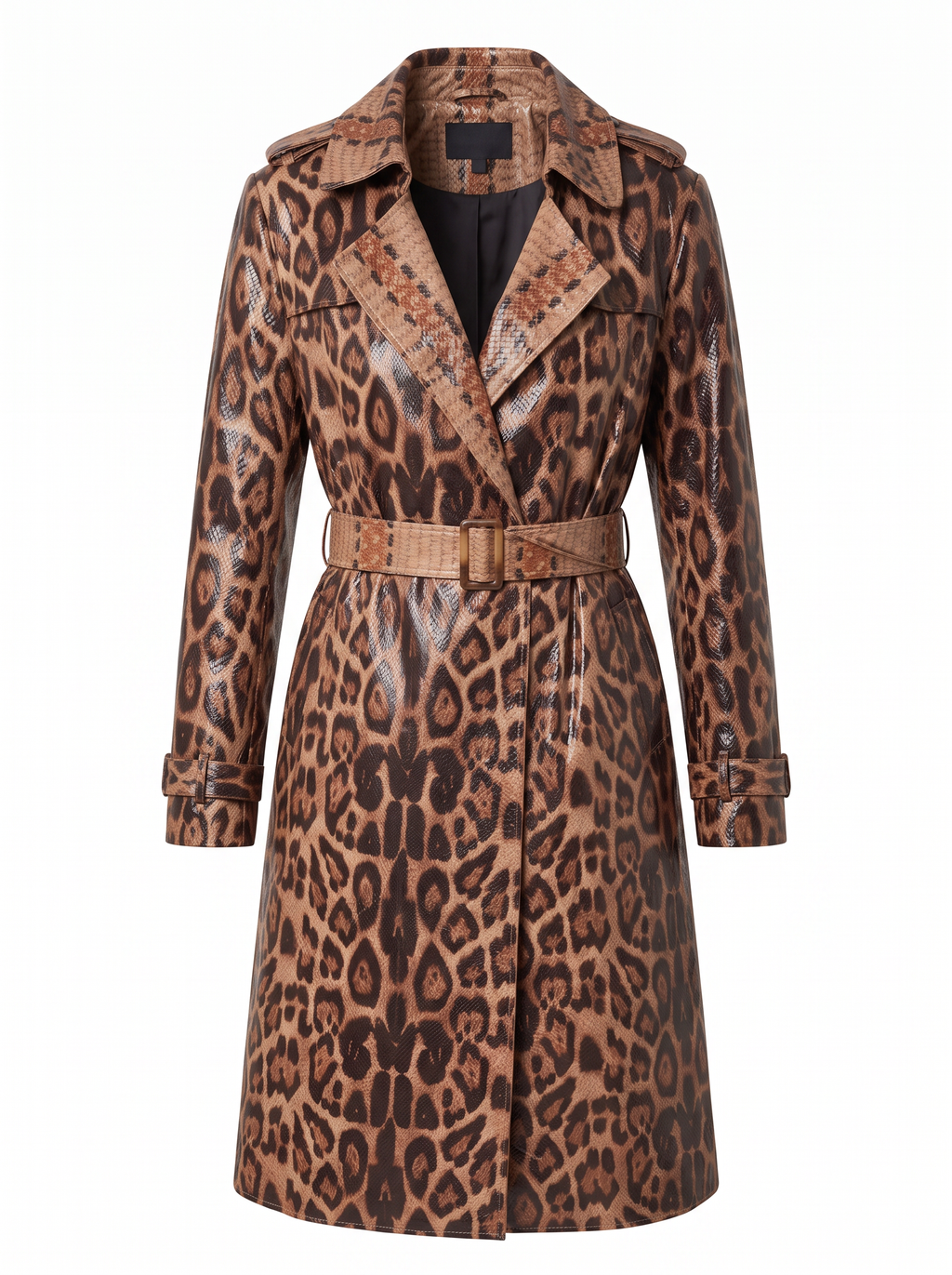 Abrigo Trenchl Print