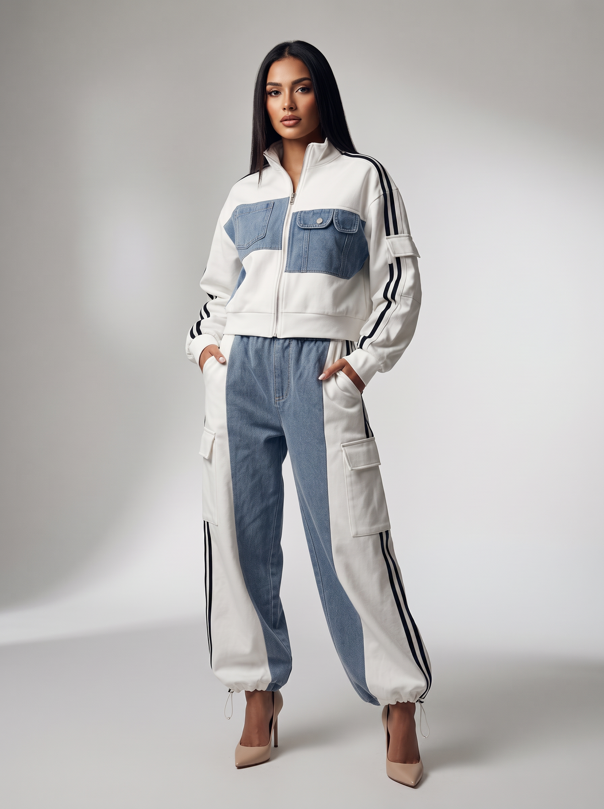 Conjunto Urbano Denim & Algodón