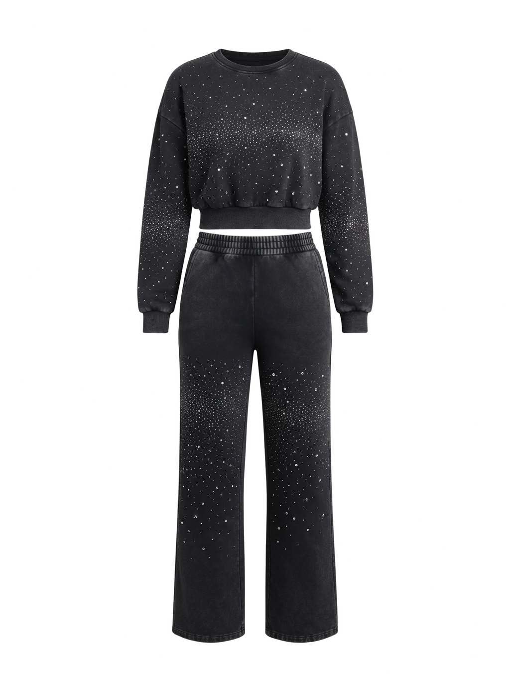 Conjunto Algodón con Strass