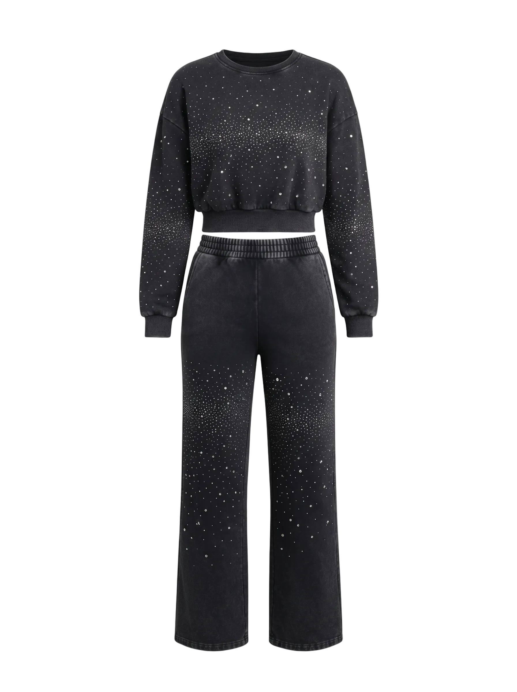 Conjunto Algodón con Strass