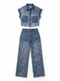 Set Flowers Strass