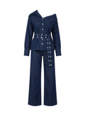 Conjunto Denim Asimétrico